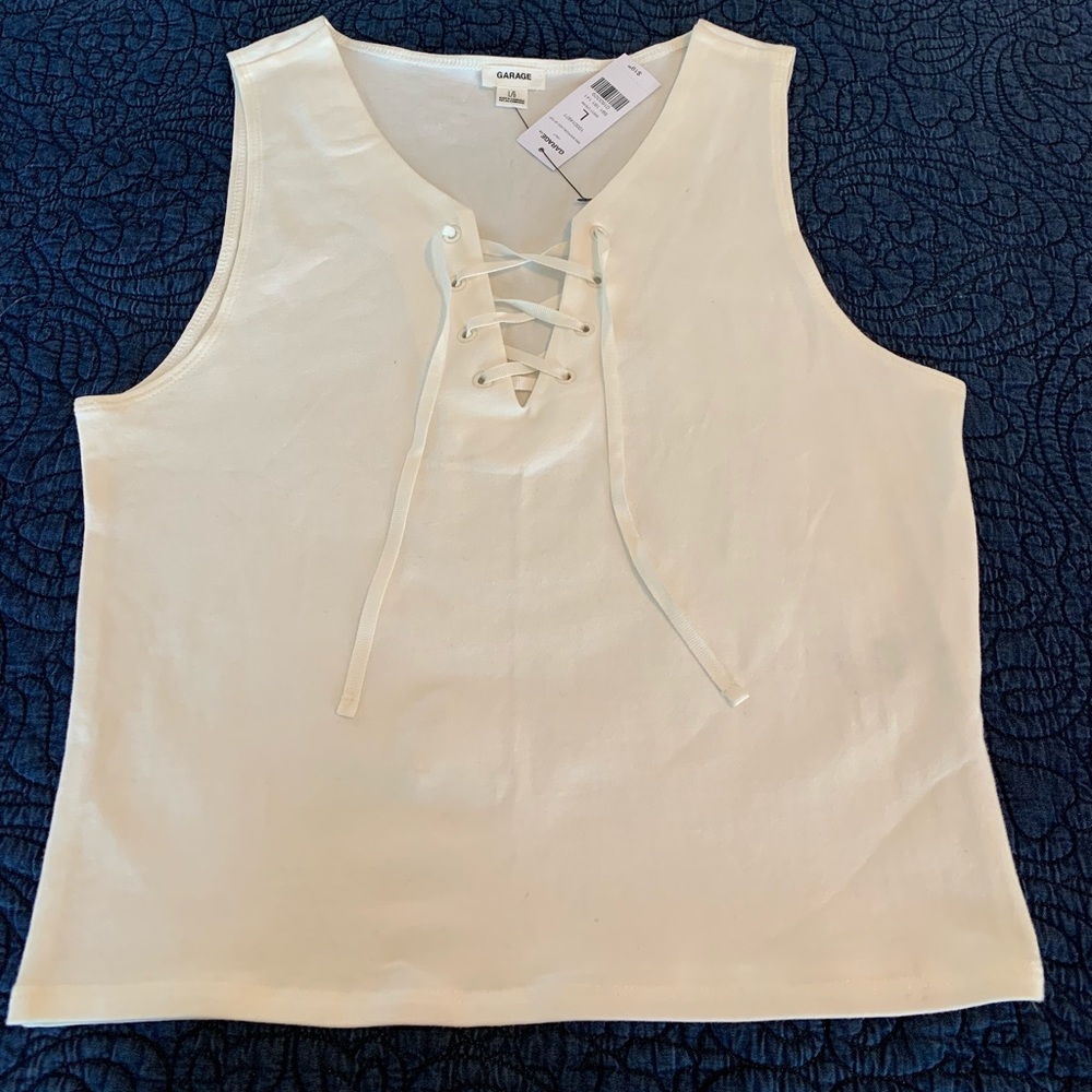 White crop top
